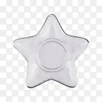 餐具五角星玻璃碟-空若网 餐具五角星玻璃碟-空若网