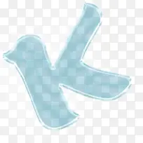 玻璃字母效果立体字体k-空若网 玻璃字母效果立体字体k-空若网