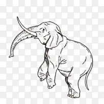 大象 动物 矢量图-空若网 大象 动物 矢量图-空若网