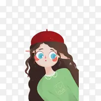 ��ͨ�ɰ�Ů���廭-������