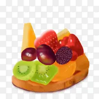 手绘各种水果拼盘-空若网 手绘各种水果拼盘-空若网