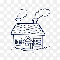 插画房子元素-空若网 插画房子元素-空若网