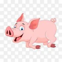 猪 卡通小猪 卡通动物-空若网 猪 卡通小猪 卡通动物-空若网