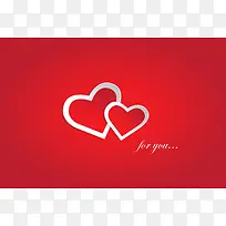 纯色爱心背景-空若网 纯色爱心背景-空若网