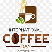 标志-国际咖啡日-空若网 标志-国际咖啡日-空若网