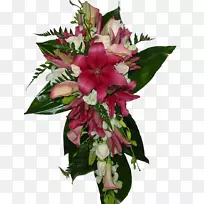 切花百合花束花卉设计-唐菖蒲-空若网 切花百合花束花卉设计-唐菖蒲-空若网