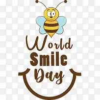 昆虫-昆虫卡通标志笑脸黄色-空若网 昆虫-昆虫卡通标志笑脸黄色-空若网