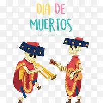 卡通-亡灵节-空若网 卡通-亡灵节-空若网