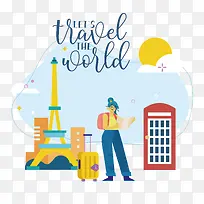 埃菲尔铁塔-世界旅游日-空若网 埃菲尔铁塔-世界旅游日-空若网