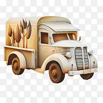 3d卡车-3d卡车纸艺卡车古董卡车水彩卡车-空若网 3d卡车-3d卡车纸艺卡车古董卡车水彩卡车-空若网