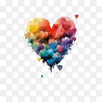 水彩心-水彩心-空若网 水彩心-水彩心-空若网