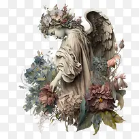 天使和蜡烛-翅膀-空若网 天使和蜡烛-翅膀-空若网