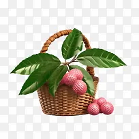 lychee-荔枝荔枝果篮水果粉色-空若网 lychee-荔枝荔枝果篮水果粉色-空若网