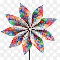 风车-折纸-空若网 风车-折纸-空若网