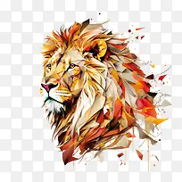 狮子-狮子抽象狮子狮子多彩肖像-空若网 狮子-狮子抽象狮子狮子多彩肖像-空若网