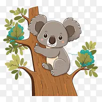 考拉-考拉卡通考拉袋鼠动物可爱-空若网 考拉-考拉卡通考拉袋鼠动物可爱-空若网