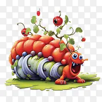 卡通毛毛虫-卡通毛毛虫昆虫毛毛虫履带昆虫-空若网 卡通毛毛虫-卡通毛毛虫昆虫毛毛虫履带昆虫-空若网