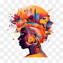 非洲日-非洲日妇女非洲抽象多彩-空若网 非洲日-非洲日妇女非洲抽象多彩-空若网