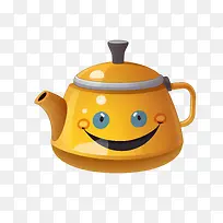 茶壶-橙色-空若网 茶壶-橙色-空若网