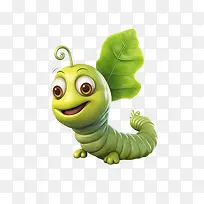 虫虫卡通蠕虫可爱昆虫绿色-空若网 虫虫卡通蠕虫可爱昆虫绿色-空若网