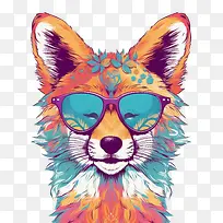 酷狐狸-酷狐狸狐狸多彩野生动物可爱-空若网 酷狐狸-酷狐狸狐狸多彩野生动物可爱-空若网