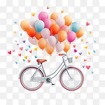 自行车-自行车气球气球自行车多彩-空若网 自行车-自行车气球气球自行车多彩-空若网