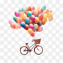 自行车-自行车气球气球自行车多彩-空若网 自行车-自行车气球气球自行车多彩-空若网