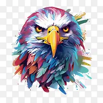 老鹰-油漆飞溅-空若网 老鹰-油漆飞溅-空若网