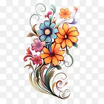 抽象花-插花-空若网 抽象花-插花-空若网