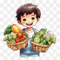 蔬菜-蔬菜男孩水果蔬菜农民-空若网 蔬菜-蔬菜男孩水果蔬菜农民-空若网