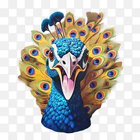 孔雀-天堂鸟-空若网 孔雀-天堂鸟-空若网