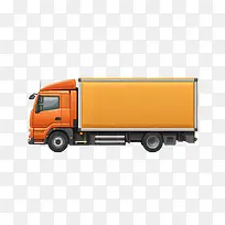 送货车-橙色-空若网 送货车-橙色-空若网