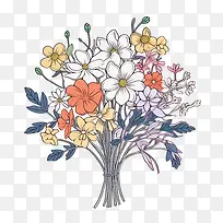 花-花手绘鲜花花束鲜花多彩-空若网 花-花手绘鲜花花束鲜花多彩-空若网