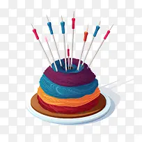 编织球-生日蛋糕-空若网 编织球-生日蛋糕-空若网