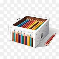 蜡笔-蜡笔彩色铅笔盒存储-空若网 蜡笔-蜡笔彩色铅笔盒存储-空若网