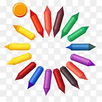 蜡笔-彩虹-空若网 蜡笔-彩虹-空若网