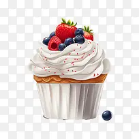 生奶油-生奶油纸杯蛋糕生奶油草莓覆盆子-空若网 生奶油-生奶油纸杯蛋糕生奶油草莓覆盆子-空若网