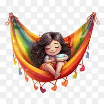 吊床日-吊床日吊床吊床女孩睡觉-空若网 吊床日-吊床日吊床吊床女孩睡觉-空若网