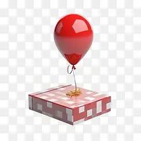 红气球-生日礼盒-空若网 红气球-生日礼盒-空若网