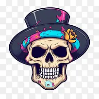 糖骷髅-糖骷髅骷髅骷髅帽子多彩-空若网 糖骷髅-糖骷髅骷髅骷髅帽子多彩-空若网