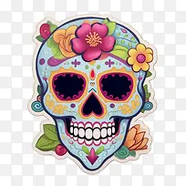 糖头骨-亡灵节头骨-空若网 糖头骨-亡灵节头骨-空若网