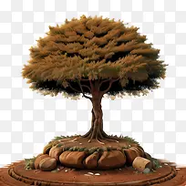 抽象树-抽象树树巨石景观自然-空若网 抽象树-抽象树树巨石景观自然-空若网