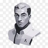 男孩-男孩肖像男人灰色白衬衫-空若网 男孩-男孩肖像男人灰色白衬衫-空若网