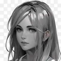 女孩-女孩女孩金发白衬衫黑裤子-空若网 女孩-女孩女孩金发白衬衫黑裤子-空若网