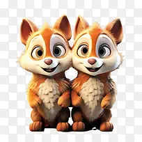 卡通动物-卡通动物卡通动物可爱毛茸茸的-空若网 卡通动物-卡通动物卡通动物可爱毛茸茸的-空若网