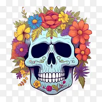 糖头骨-亡灵节头骨-空若网 糖头骨-亡灵节头骨-空若网