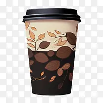 棕色纸咖啡杯-一杯咖啡-空若网 棕色纸咖啡杯-一杯咖啡-空若网