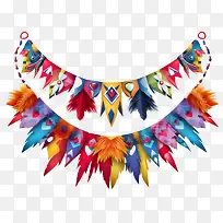 嘉年华花环-嘉年华花环串花环五彩装饰横幅-空若网 嘉年华花环-嘉年华花环串花环五彩装饰横幅-空若网