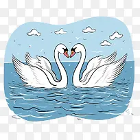 天鹅-天鹅天鹅爱情情侣浪漫-空若网 天鹅-天鹅天鹅爱情情侣浪漫-空若网