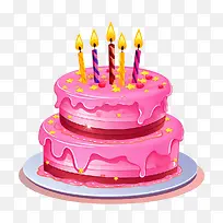 生日蛋糕-粉色生日蛋糕-空若网 生日蛋糕-粉色生日蛋糕-空若网